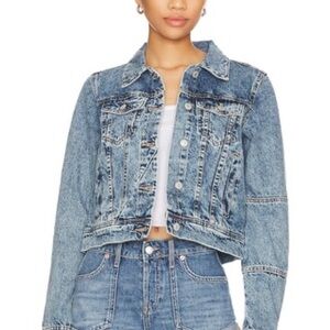 Free People Blue Jean Jacket
